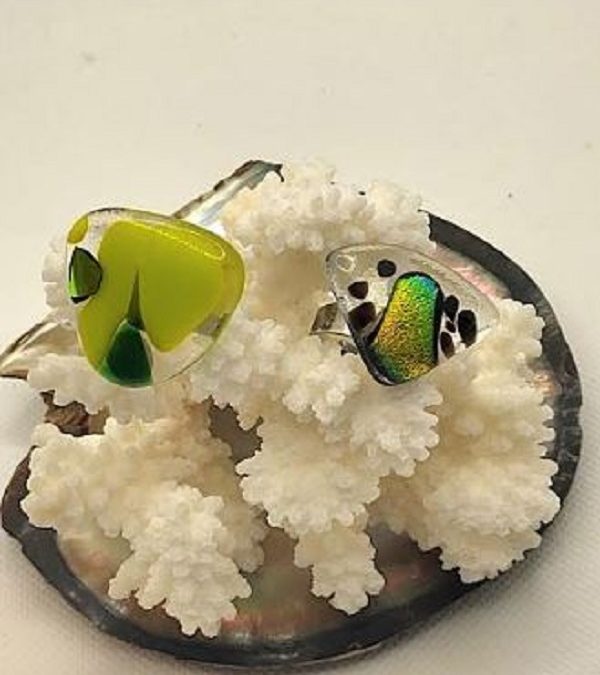Fleur de verre – Objet de décoration et bijoux en verre